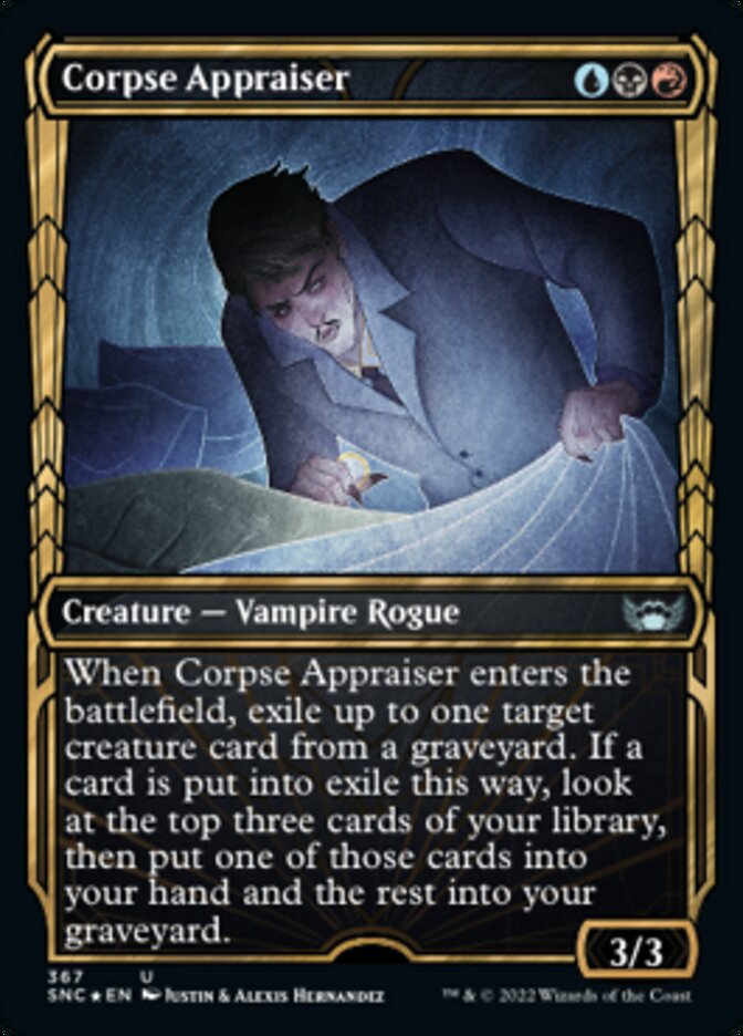 Corpse Appraiser (Showcase Golden Age Gilded Foil) [Streets of New Capenna] | Exor Games Bridgewater