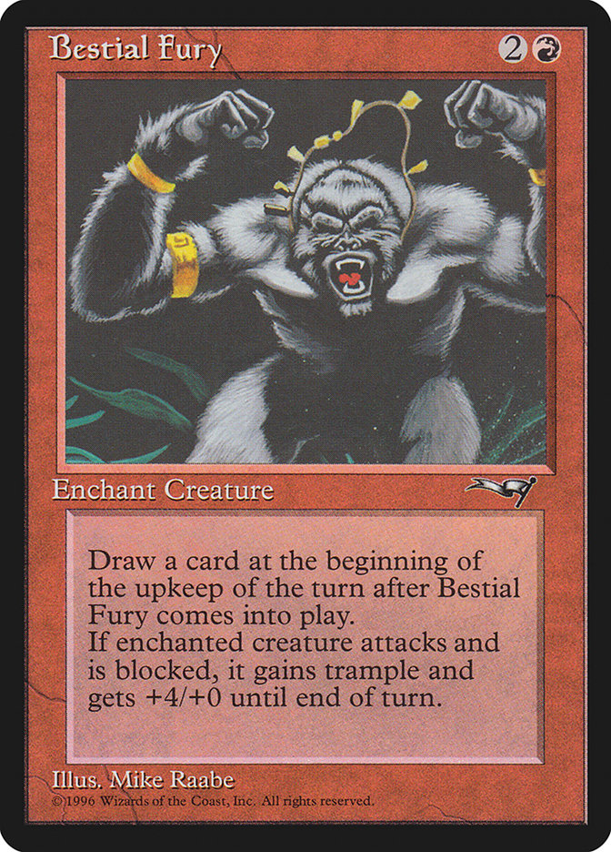 Bestial Fury (Fists Raised) [Alliances] | Exor Games Bridgewater