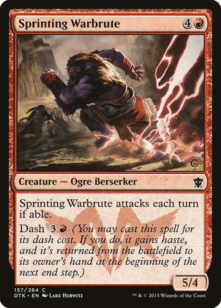 Sprinting Warbrute [Dragons of Tarkir] | Exor Games Bridgewater