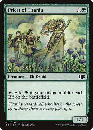 Priest of Titania [Commander 2014] | Exor Games Bridgewater