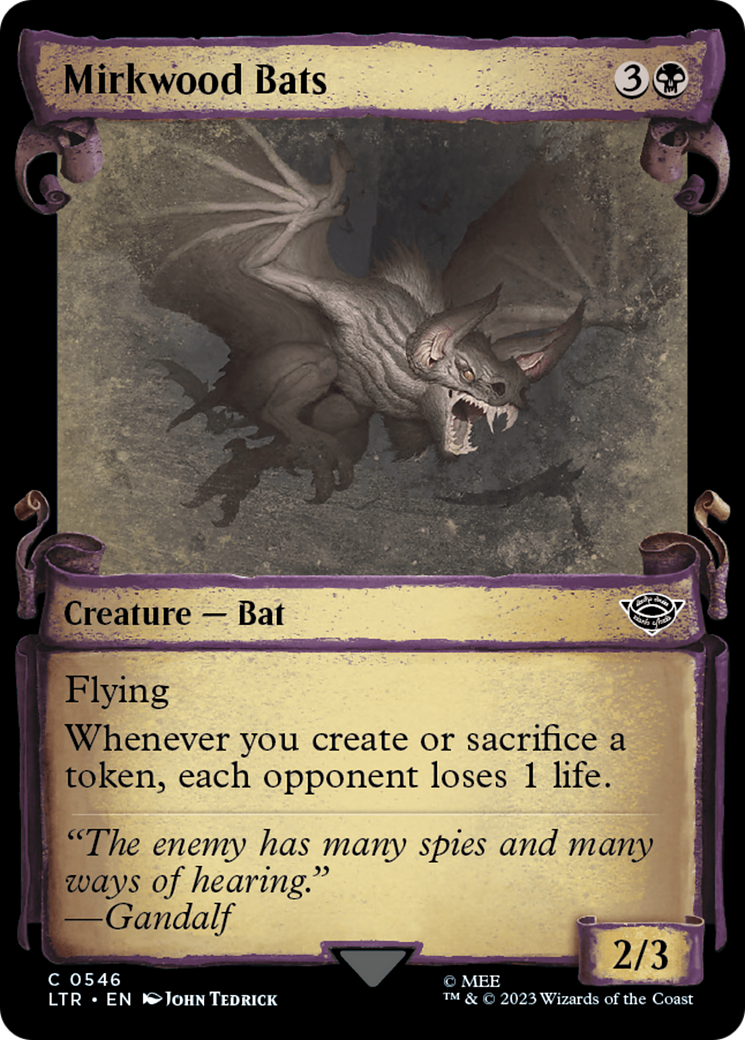 Mirkwood Bats [The Lord of the Rings: Tales of Middle-Earth Showcase Scrolls] | Exor Games Bridgewater