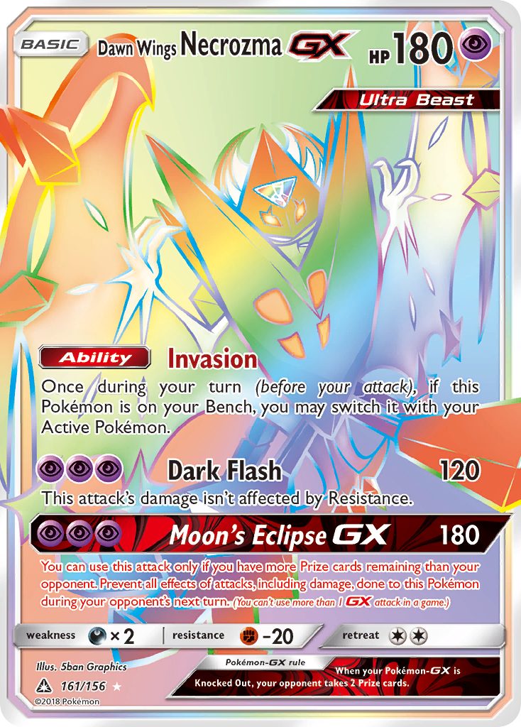 Dawn Wings Necrozma GX (161/156) [Sun & Moon: Ultra Prism] | Exor Games Bridgewater