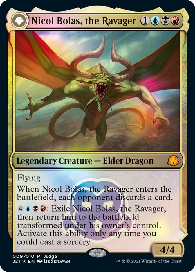 Nicol Bolas, the Ravager [Judge Gift Cards 2021] | Exor Games Bridgewater