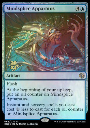 Mindsplice Apparatus [Phyrexia: All Will Be One Prerelease Promos] | Exor Games Bridgewater