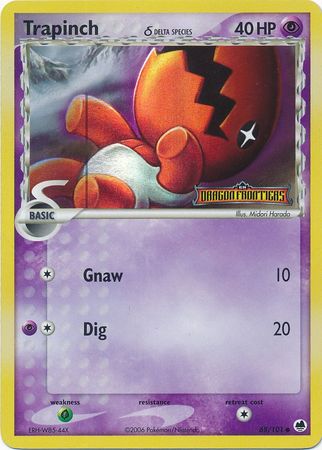 Trapinch (68/101) (Delta Species) (Stamped) [EX: Dragon Frontiers] | Exor Games Bridgewater