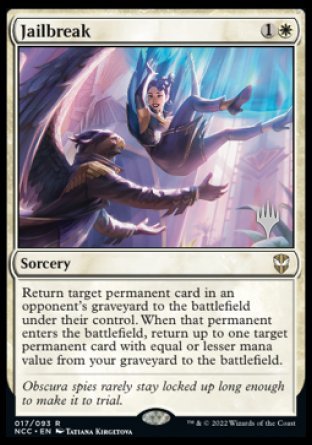 Jailbreak (Promo Pack) [Streets of New Capenna Commander Promos] | Exor Games Bridgewater