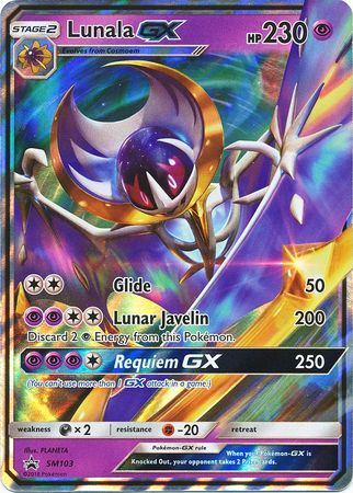 Lunala GX (SM103) (Jumbo Card) [Sun & Moon: Black Star Promos] | Exor Games Bridgewater