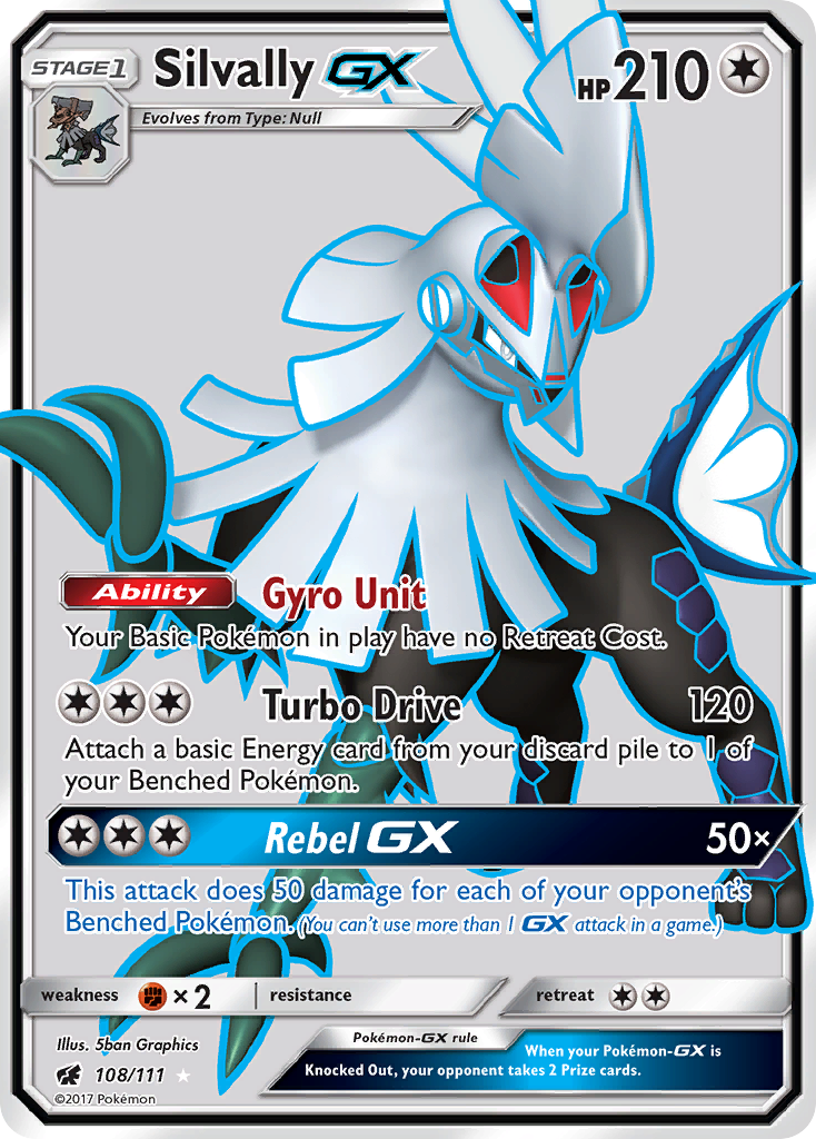 Silvally GX (108/111) [Sun & Moon: Crimson Invasion] | Exor Games Bridgewater