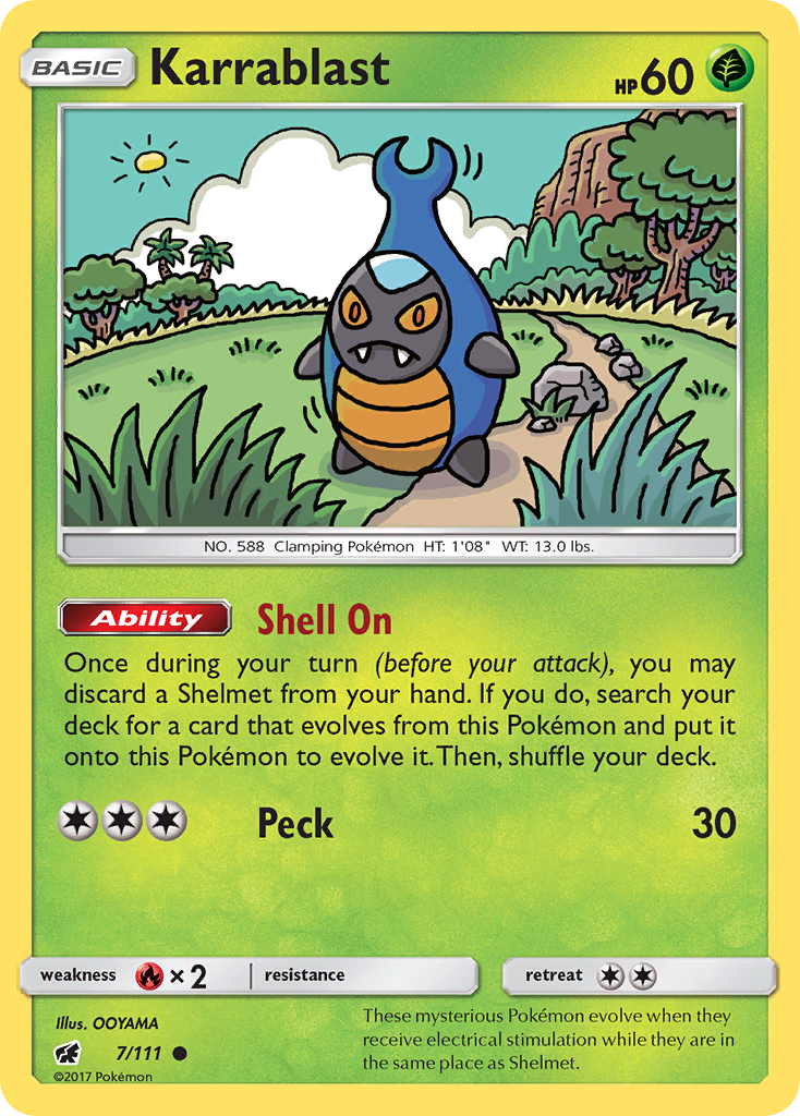 Karrablast (7/111) [Sun & Moon: Crimson Invasion] | Exor Games Bridgewater