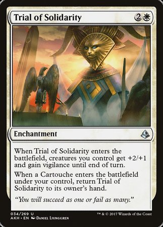 Trial of Solidarity [Amonkhet] | Exor Games Bridgewater