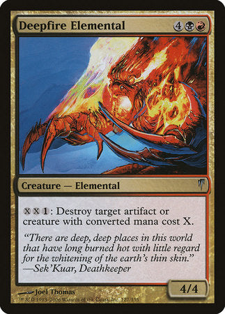 Deepfire Elemental [Coldsnap] | Exor Games Bridgewater