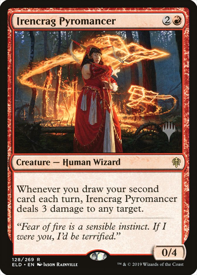 Irencrag Pyromancer (Promo Pack) [Throne of Eldraine Promos] | Exor Games Bridgewater