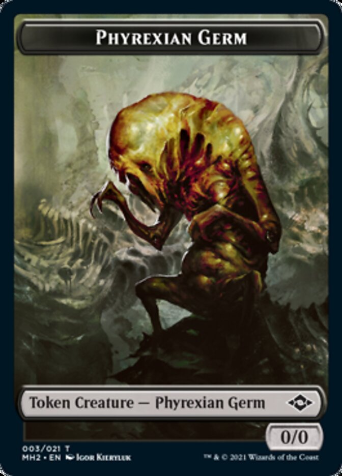 Phyrexian Germ Token [Modern Horizons 2 Tokens] | Exor Games Bridgewater