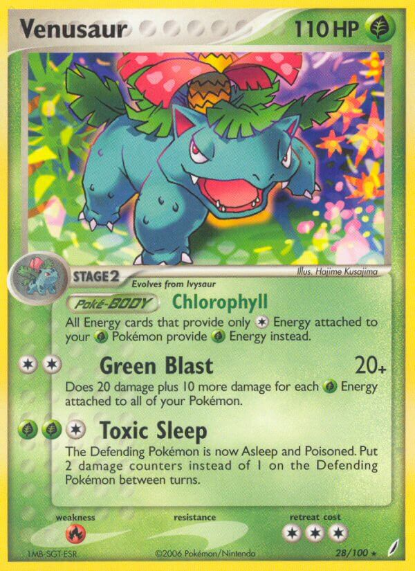 Venusaur (28/100) (Theme Deck Exclusive) [EX: Crystal Guardians] | Exor Games Bridgewater