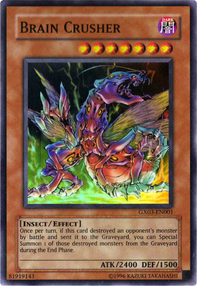 Brain Crusher [GX03-EN001] Super Rare | Exor Games Bridgewater