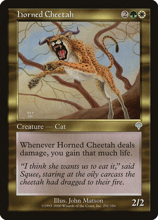 Horned Cheetah [Invasion] | Exor Games Bridgewater