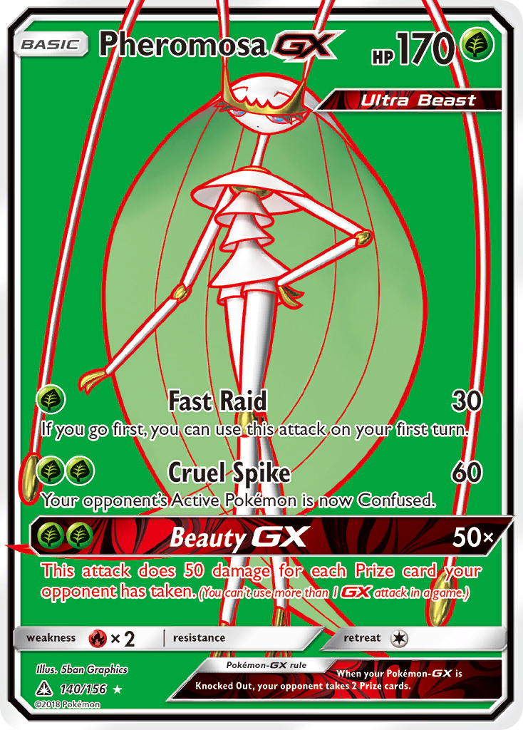 Pheromosa GX (140/156) [Sun & Moon: Ultra Prism] | Exor Games Bridgewater