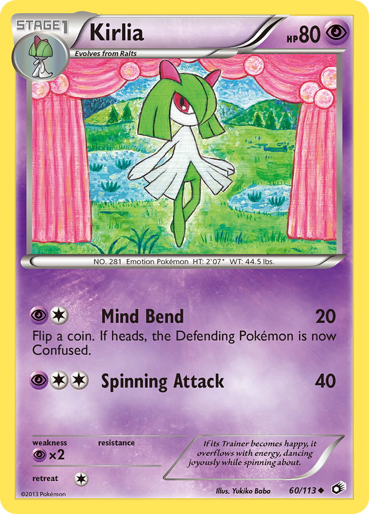 Kirlia (60/113) [Black & White: Legendary Treasures] | Exor Games Bridgewater