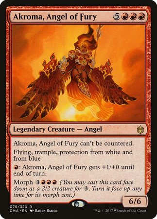 Akroma, Angel of Fury [Commander Anthology] | Exor Games Bridgewater