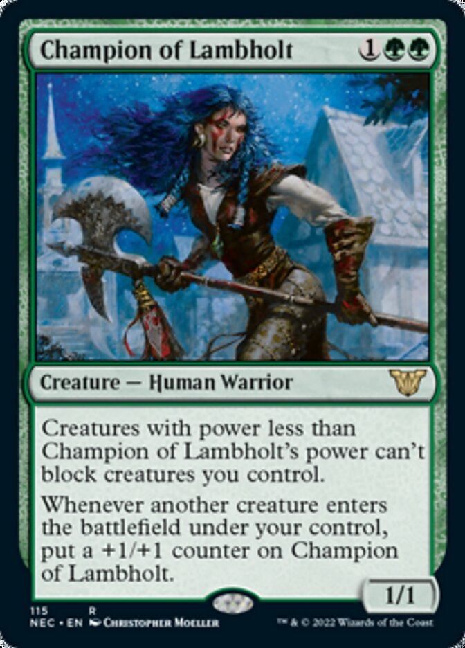 Champion of Lambholt [Kamigawa: Neon Dynasty Commander] | Exor Games Bridgewater