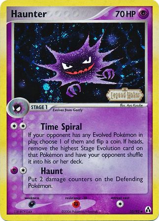 Haunter (35/92) (Stamped) [EX: Legend Maker] | Exor Games Bridgewater