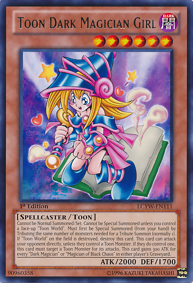 Toon Dark Magician Girl [LCYW-EN111] Rare | Exor Games Bridgewater