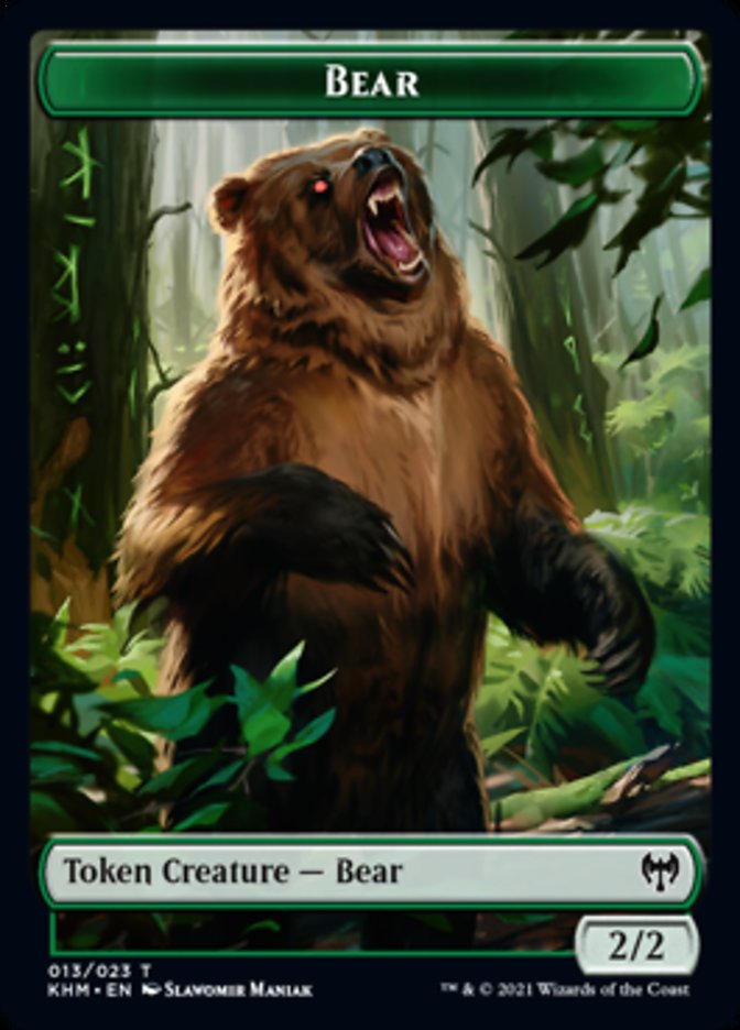 Bear Token [Kaldheim] | Exor Games Bridgewater