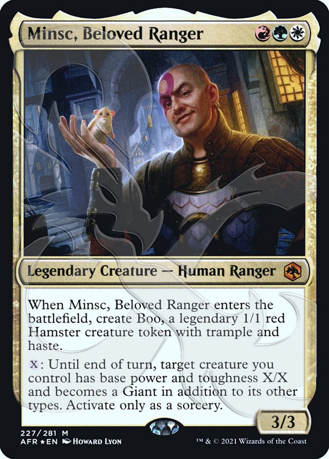 Minsc, Beloved Ranger (Ampersand Promo) [Dungeons & Dragons: Adventures in the Forgotten Realms Promos] | Exor Games Bridgewater