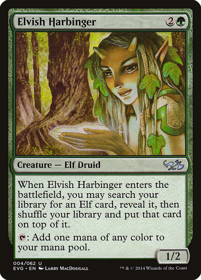 Elvish Harbinger (Elves vs. Goblins) [Duel Decks Anthology] | Exor Games Bridgewater