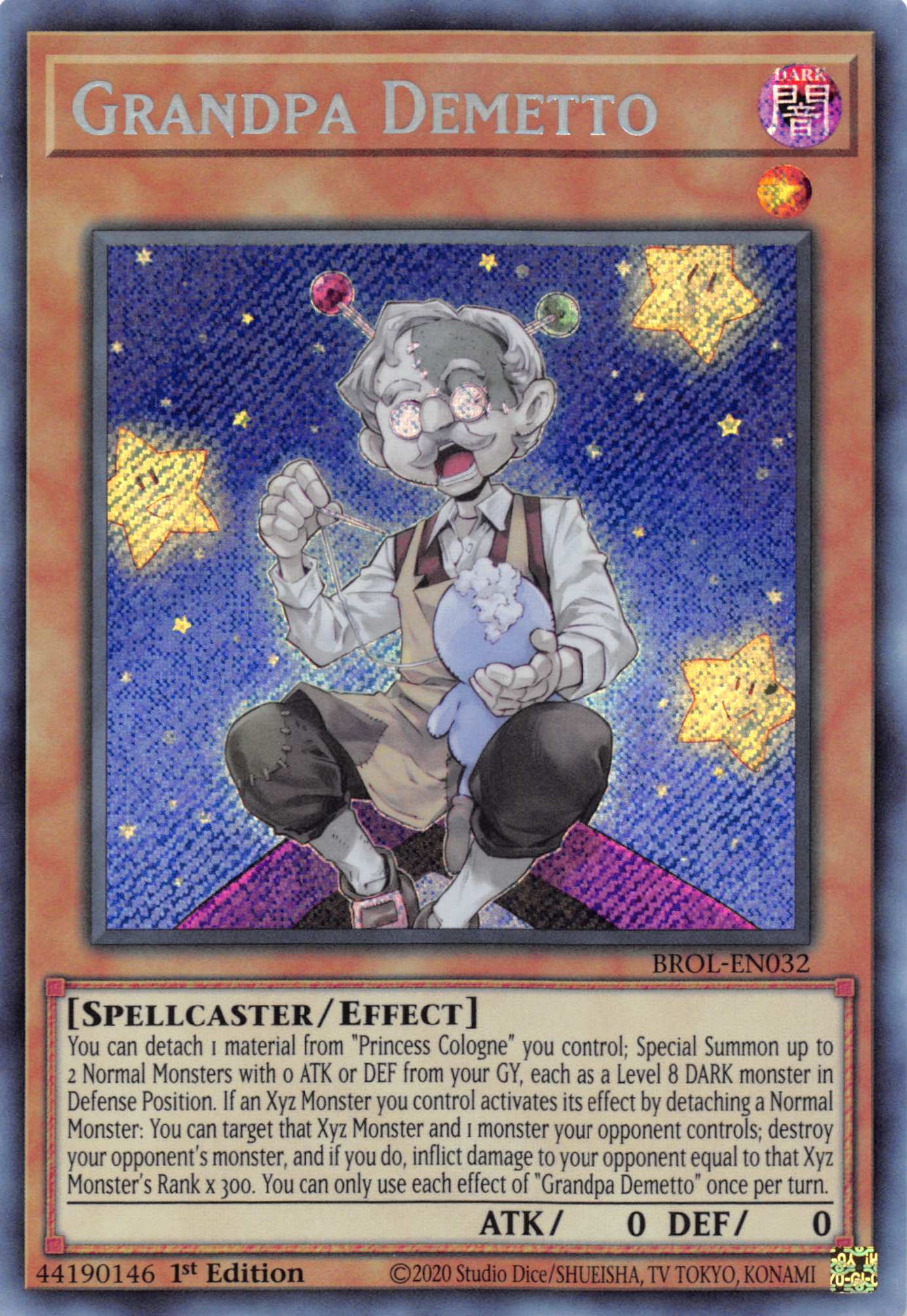 Grandpa Demetto [BROL-EN032] Secret Rare | Exor Games Bridgewater