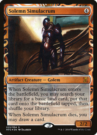 Solemn Simulacrum [Kaladesh Inventions] | Exor Games Bridgewater