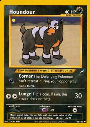 Houndour (43/105) [Neo Destiny Unlimited] | Exor Games Bridgewater