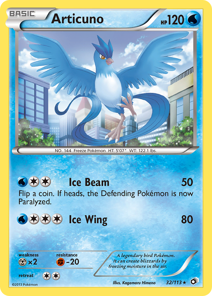 Articuno (32/113) [Black & White: Legendary Treasures] | Exor Games Bridgewater