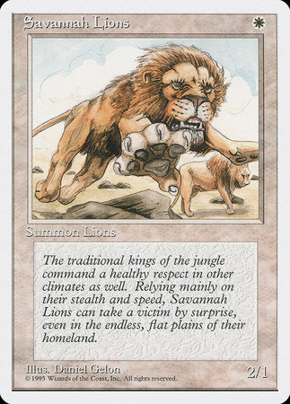 Savannah Lions [Fourth Edition] | Exor Games Bridgewater