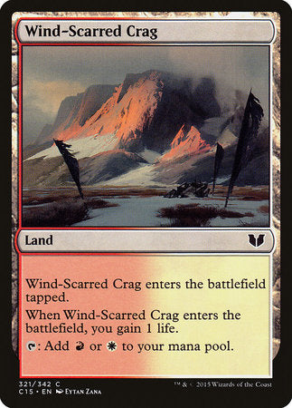 Wind-Scarred Crag [Commander 2015] | Exor Games Bridgewater