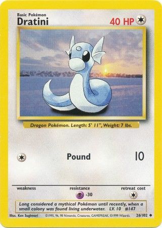 Dratini (26/102) [Base Set Unlimited] | Exor Games Bridgewater