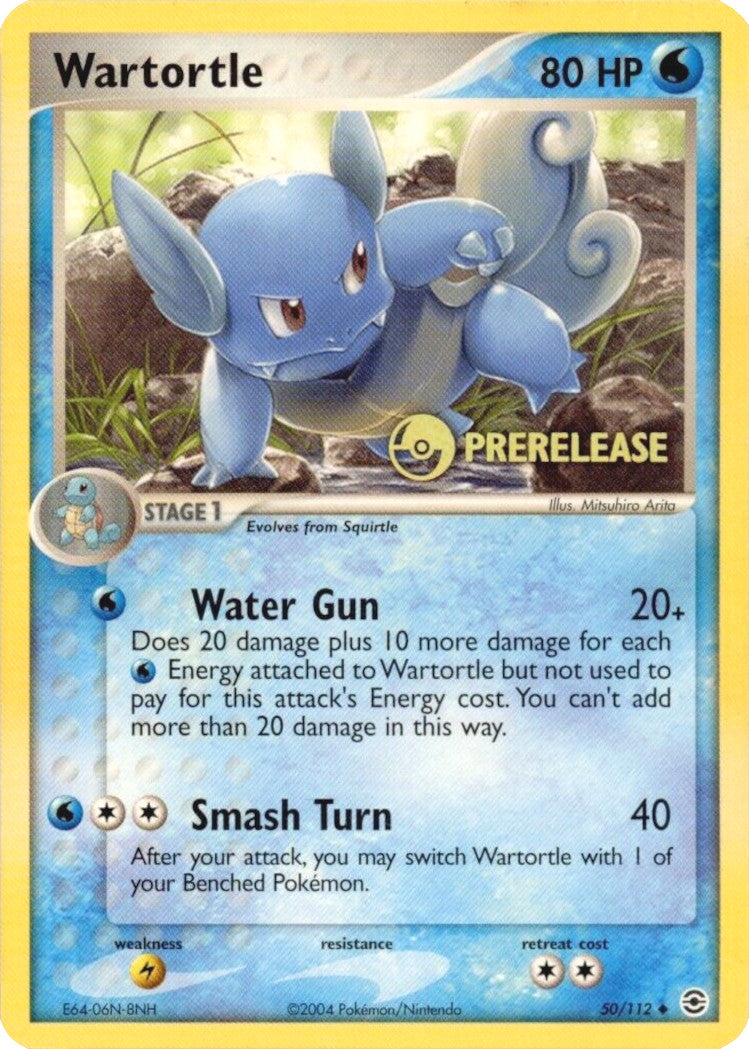 Wartortle (50/112) (Prerelease) [EX: FireRed & LeafGreen] | Exor Games Bridgewater