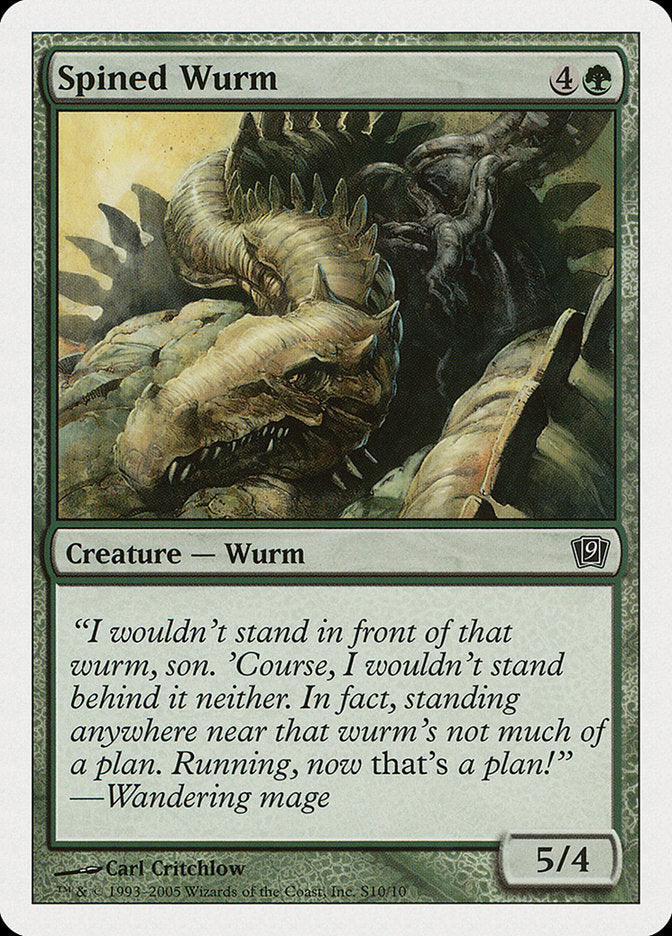 Spined Wurm [Ninth Edition] | Exor Games Bridgewater