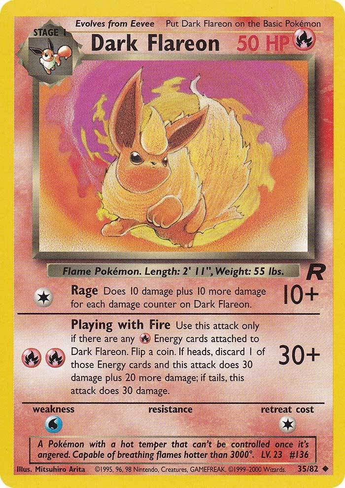 Dark Flareon (35/82) [Team Rocket Unlimited] | Exor Games Bridgewater