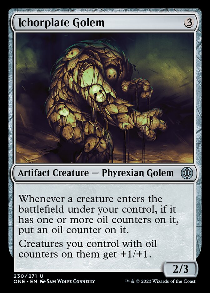 Ichorplate Golem [Phyrexia: All Will Be One] | Exor Games Bridgewater