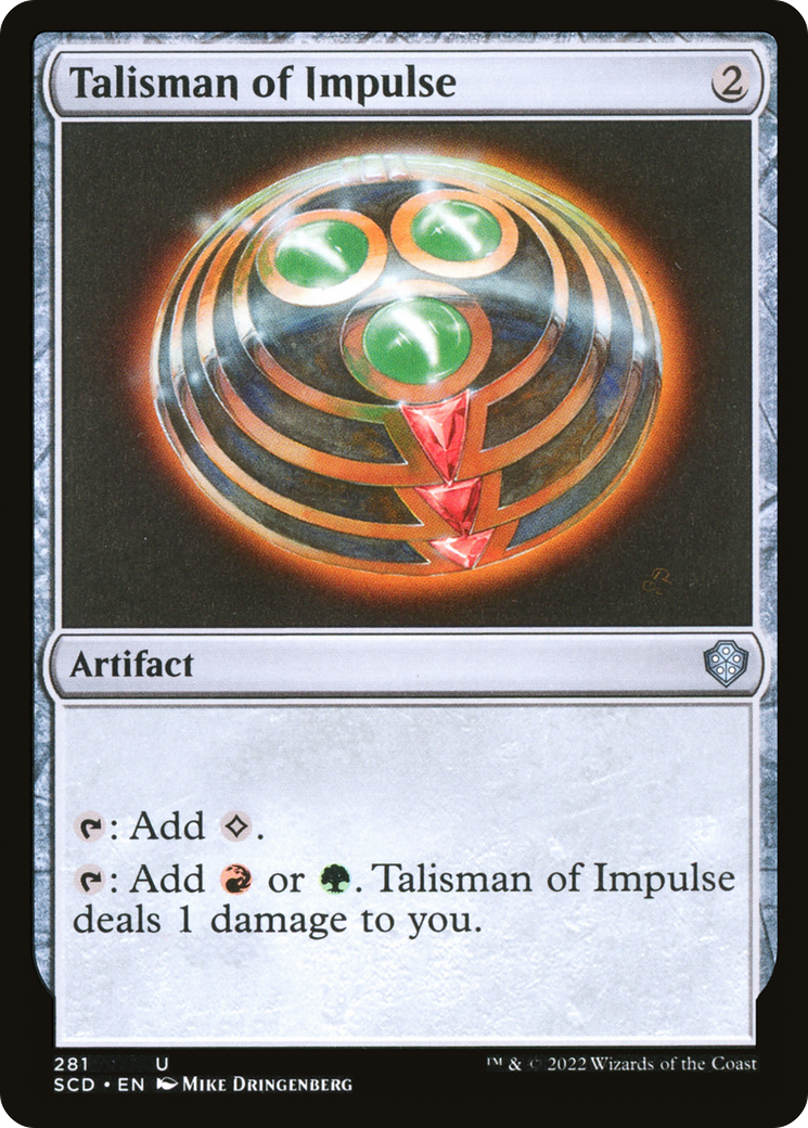 Talisman of Impulse [Starter Commander Decks] | Exor Games Bridgewater