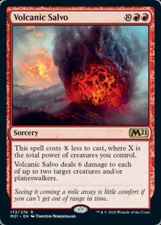 Volcanic Salvo [Core Set 2021] | Exor Games Bridgewater