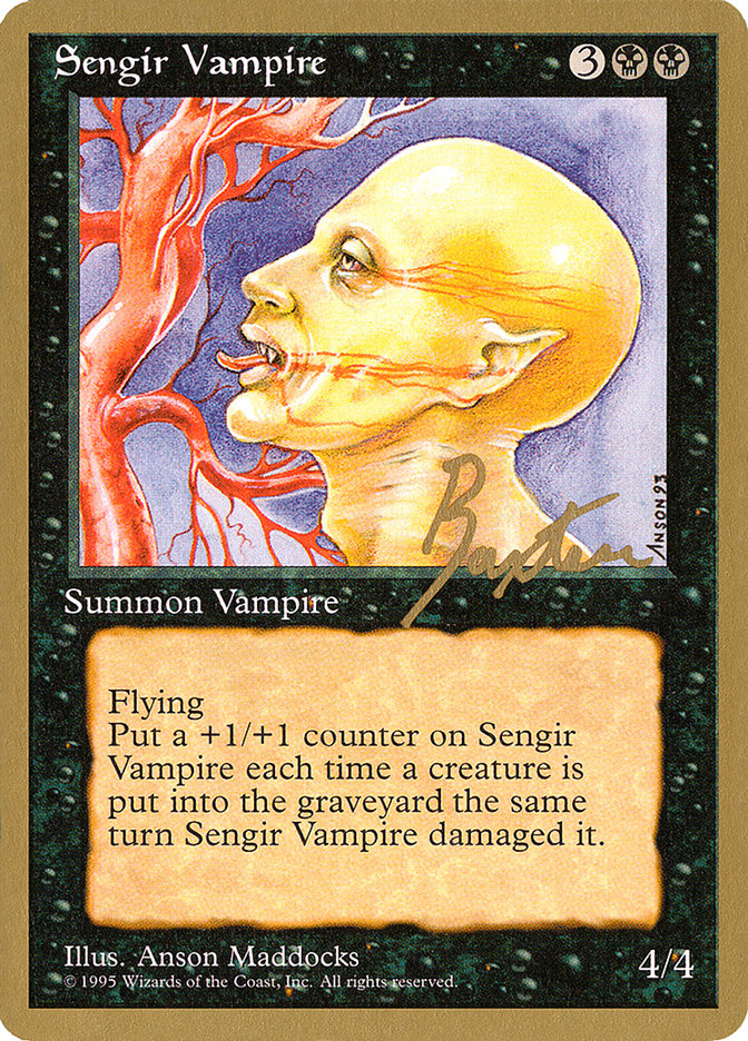 Sengir Vampire (George Baxter) [Pro Tour Collector Set] | Exor Games Bridgewater