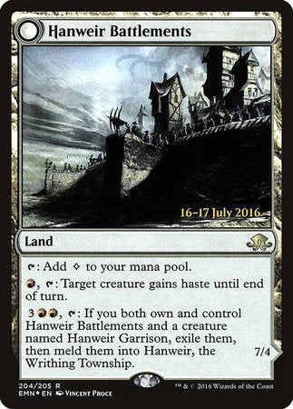 Hanweir Battlements [Eldritch Moon Promos] | Exor Games Bridgewater