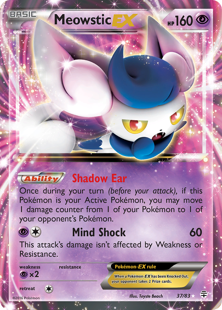 Meowstic EX (37/83) [XY: Generations] | Exor Games Bridgewater