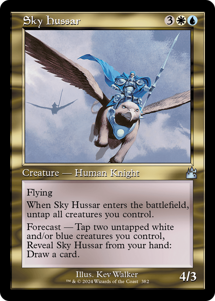 Sky Hussar (Retro Frame) [Ravnica Remastered] | Exor Games Bridgewater