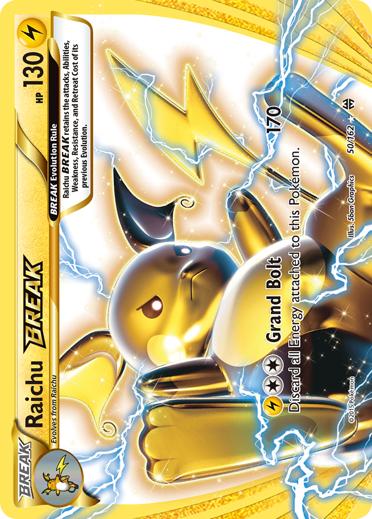 Raichu BREAK (50/162) [XY: BREAKthrough] | Exor Games Bridgewater