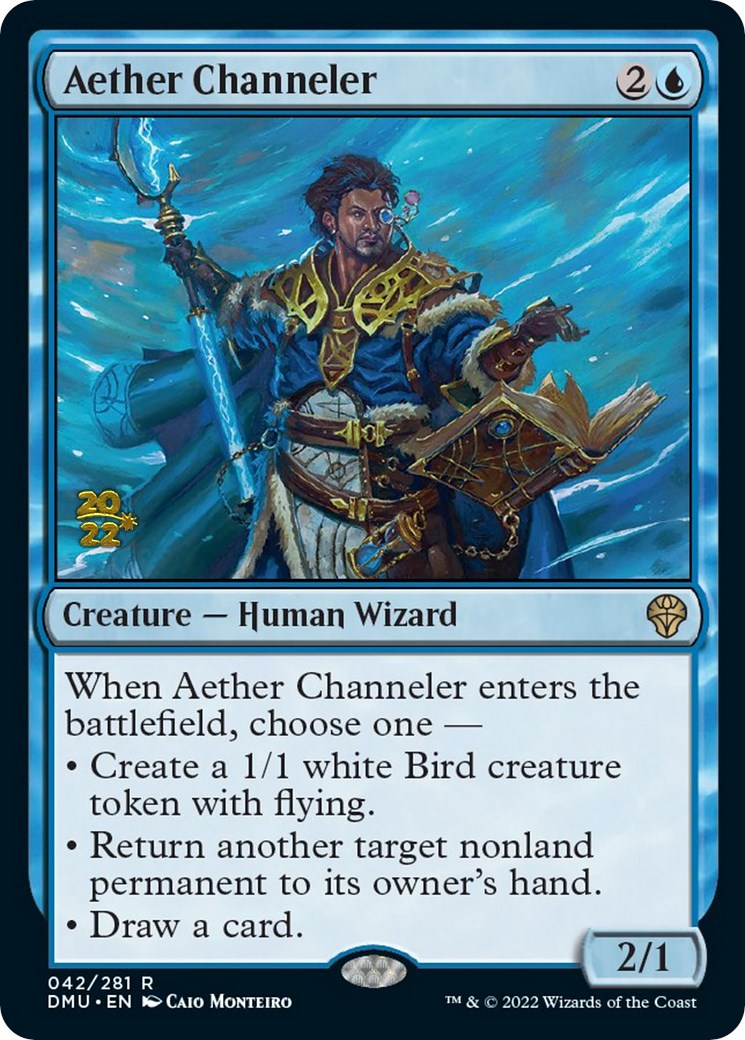 Aether Channeler [Dominaria United Prerelease Promos] | Exor Games Bridgewater