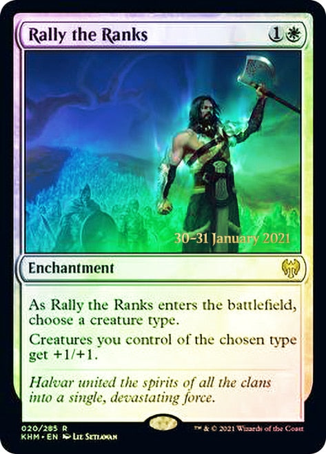 Rally the Ranks  [Kaldheim Prerelease Promos] | Exor Games Bridgewater