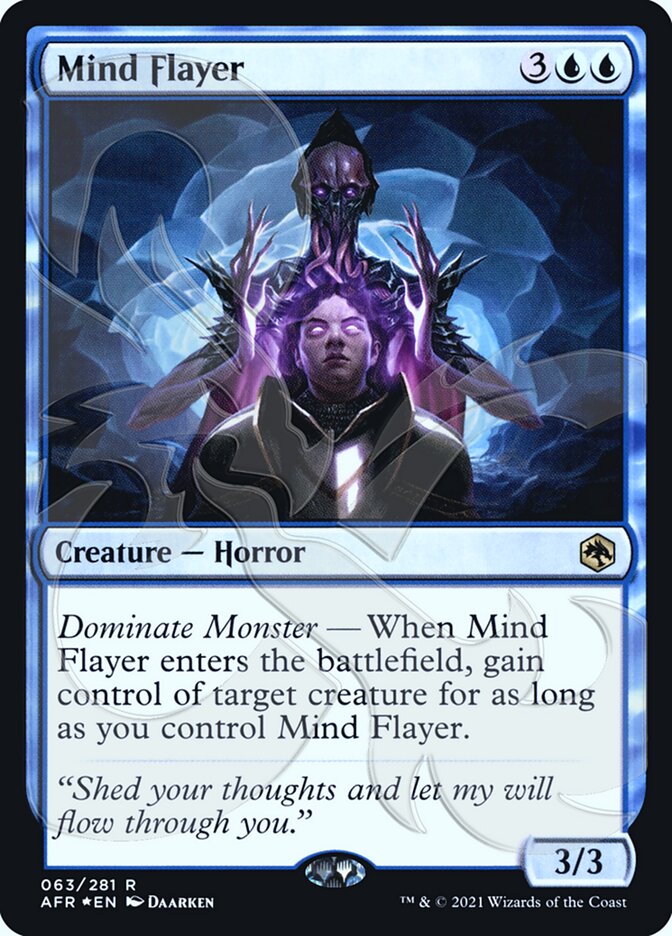 Mind Flayer (Ampersand Promo) [Dungeons & Dragons: Adventures in the Forgotten Realms Promos] | Exor Games Bridgewater